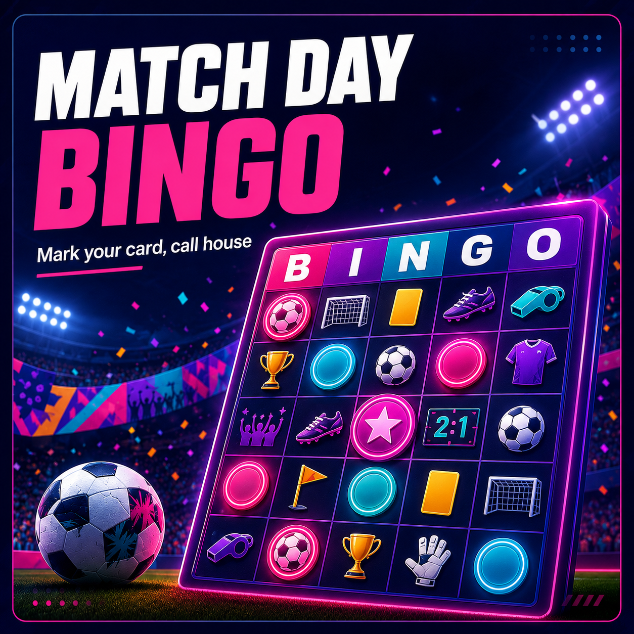 Match Day Bingo artwork